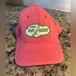 Pink adult Sperry baseball hat